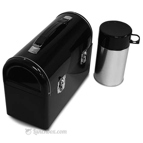 Plain Dome Lunch Box with Insulated Bottle 